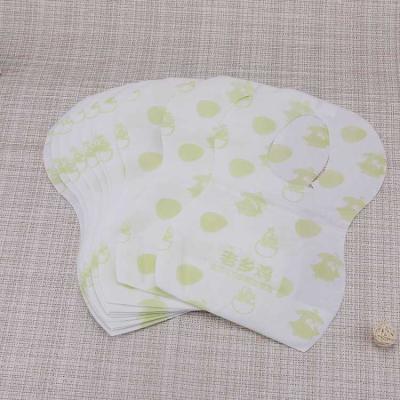 China Disposable Cheap Price Custom Printing Portable Disposable Waterproof Baby Bibs With High Quality for sale