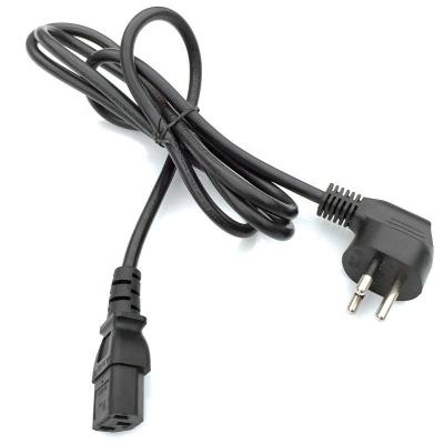 China Household Appliance 2m TIS Black Thai Power Cord With IEC 320 C13 HO5VV-F 3x1.5mm2 for sale