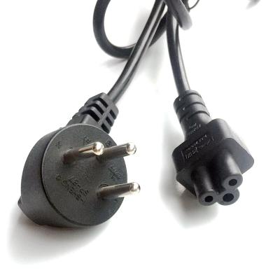 China Home Appliance 1.8m SI Black 3 Pin Israel Standard Power Cord with IEC C5 HO5VV-F 3x0.75mm2 for sale