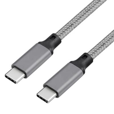 China Aluminum Alloy Shell 2m PD100W USB 3.1 GEN 2 USB C Cable 10Gbps 4K Charging Braiding Video and Audio Best for Phone Tablet Laptop for sale