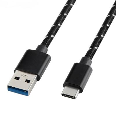 China Aluminum alloy shell 3m QC 3.0 fast charge and data sync usb nylon braiding type c to usb 3.0 cable for Samsung Galaxy S9/S20/S10/S8 for sale