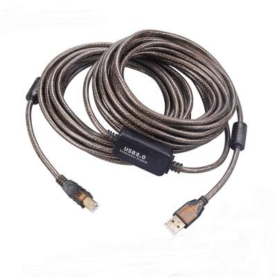 China Printer usb 2AM to BM extand cable 20m with IC&ferrites for sale