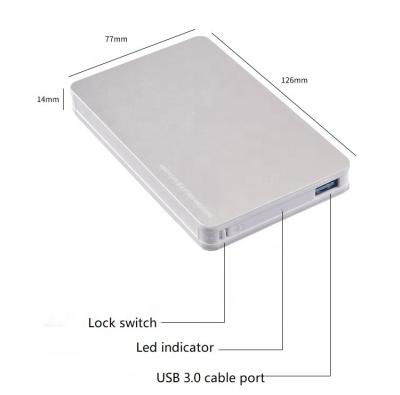 China Aluminum Alloy Case Hard Disk Case 2.5 Usb 3.0 For 2.5