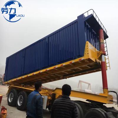 China Truck Trailer 3 Axle 4 axle dump tipper semi trailer 35/40 CBM Tipper Trailer 60 Tons Dump Semi Trailer Dumper for sale for sale