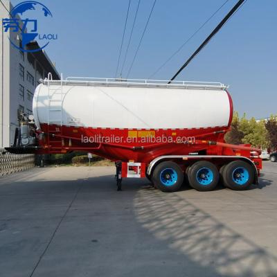 China Truck Trailer Factory Price Laoli Brand Truck Trailer 30cbm Cement Trailer 45T Powder Material Transport Tanker Trailere Sale for sale