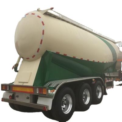 China Dry Bulk Powder Cement 30Ton 40Ton V type Bulk Cement Tank Trailer 2 axles 3 axles Fly Ash Cement Bulker Silo Tanker Pneumatic Semi Truck Trailer for sale