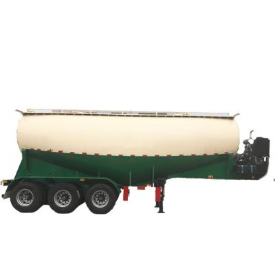 China Dry Bulk Powder Cement 3 Axles Dry Bulk Cement Tank Semi Trailer For Cement Powder Transportation 60ton Cement Trailer For Uzbekistan Market for sale