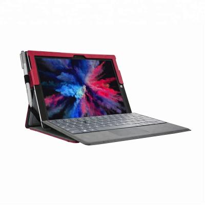 China Crazy New PU Horse Rack Case For The Microsoft Surface Go for sale