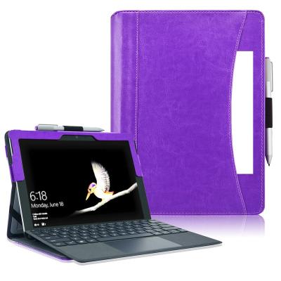 China Crazy New PU Horse Rack Case For The Microsoft Surface Go for sale