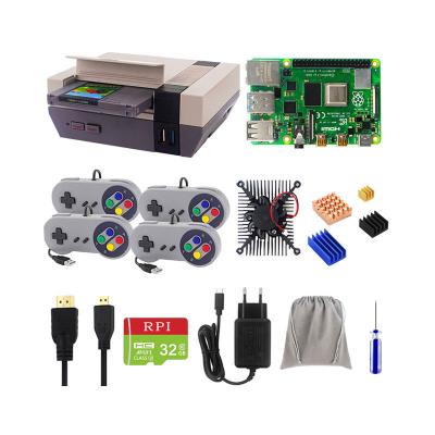 China Raspberry Pi Case Raspberry Retroflag Nespi 4 Pi 4 with SSD Case + 4K HD Video Cable + NESPi4 Gamepads CASE for Raspberry Pi 4 B Model for sale