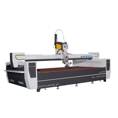 China Hotels Shuttle Cutting Machine 3020 For Stone , Ceramics Processing AC 5 Axis Waterjet CNC for sale