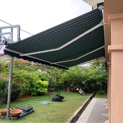 중국 High Quality Low Price Durable Aluminum Alloy Garden Rain Proof Sun Shade Outdoor Retract Tent 판매용