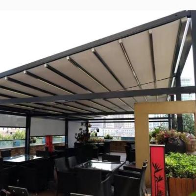 China Retractable balcony/conservative/roof pergola factory direct sales patio folding pergola tent pergola system retractable roof for sale