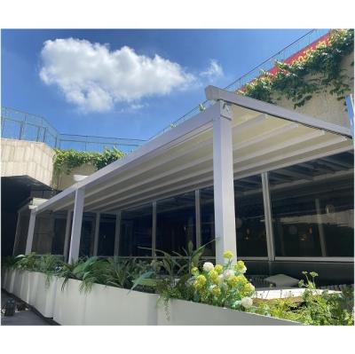 China Outdoor Luxury Sun Proof Water Proof Aluminum Garden Villa Pergola en venta