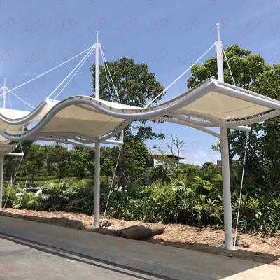 China Outdoor Metal Canopy Membrane Structure Tent en venta