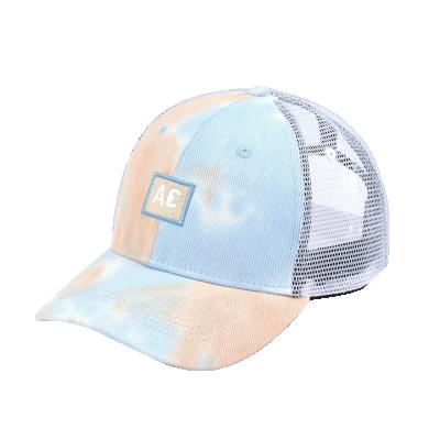 China JOINT High Quality Custom Design Link Dye 6 Panel Outdoor Unisex Baseball Caps Mesh Trucker Hat for sale