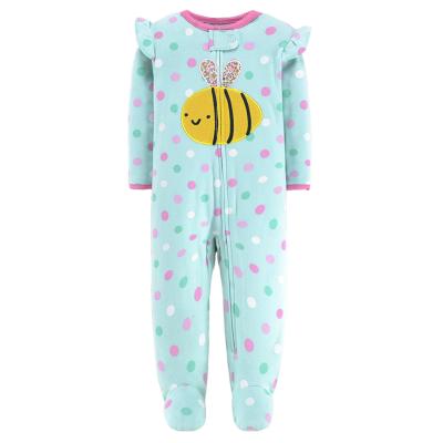 China FOOTIES Zipper Romper Casual Wholesale High Quality Infant Jumpsuit Infant Clothing for sale