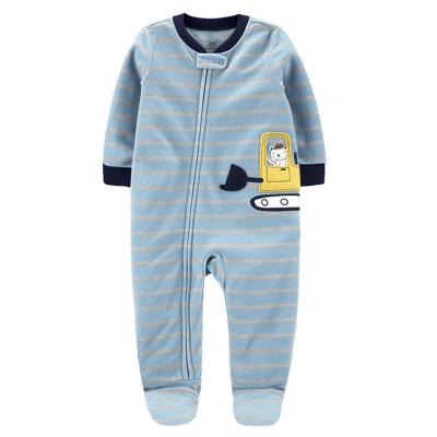 China 100% Polyester Baby Infant Newborn Toddler Kid Casual Rompers With Snap Button for sale