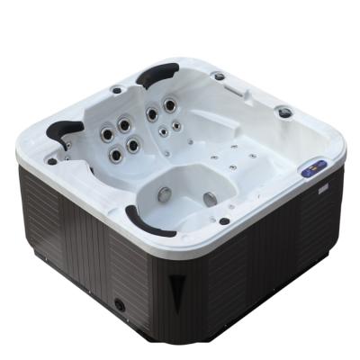 China Freestanding Bathtub 4 People Acrylic Outdoor Spa Bathtub Winter Spa Hot Tub for sale