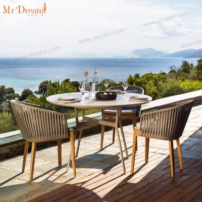 China Modern Cheap European Luxury Hotel Foshan Garden Outdoor Furniture Dining Set for sale