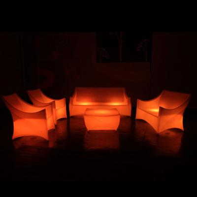 China Weather Resistance Mr.Dream China factory vendor party commercial party nightclub glowing led plastic pe illuminated furniture for sale