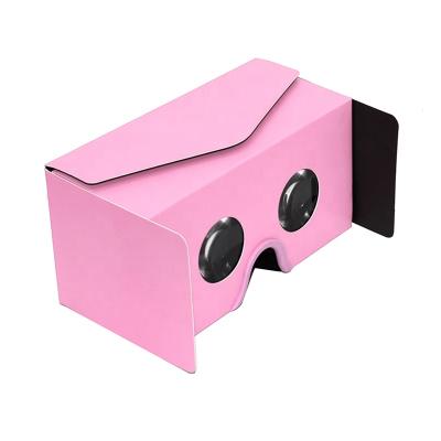 China 3D Movie/3D Watching Games/Education New Arrive VR Foldable Paper Box Branded Google Cardboard VR Viewer Virtual Reality 3D Video Glasses for sale