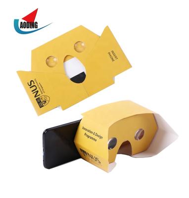 China 3D Movie/3D Games/Education Magazine Paper Google Cardboard VR Watching Glasses For Virtual Lentes Realidad For Promotion for sale