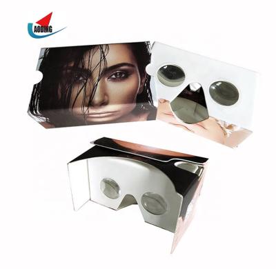 China Custom Watching 3D Movie / 3D Games Google Cardboard v2.0 VR Glass 3D Helmet 3D Game VR Virtual Reality for sale