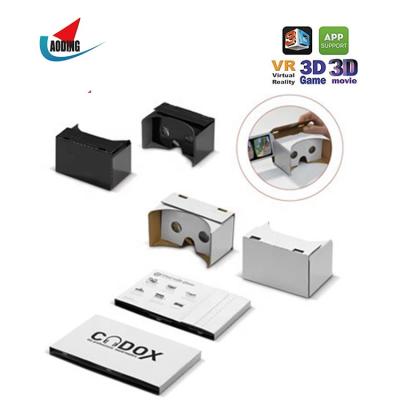 China Promotional Box 3D VR Game Cardboard Google 3D Movie/3D Games Sound Headset Visual VR Watching Virtual Reality VR for sale