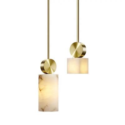 China Modern Factory Sell Modern Simple Ceiling Lamp Indoor Marble Minimalist Pendant Light For Dining Room Bar Bedside for sale