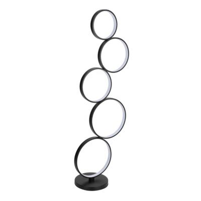 China New Fashion Modern Luxury Custom Decoration LED Floor Lamp Good Quality Modern Ring Circle Combination Led Light Stand for sale