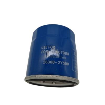 China Korean Professional Auto Parts Car Oil Filter 26300-2Y500 For Hyundai Kia for sale