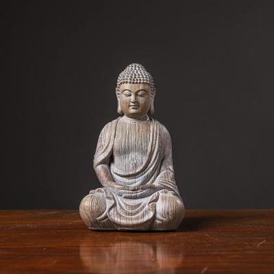 China Zen World Meditating Decorative Sitting Resin Buddha Statue Figurine Sculpture for sale