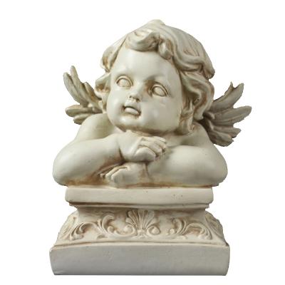 China Europe Boy Naked Girl Angel Baby Naked Sculpture For Home Decor Marble Stone Figure Carving Sculpture for sale