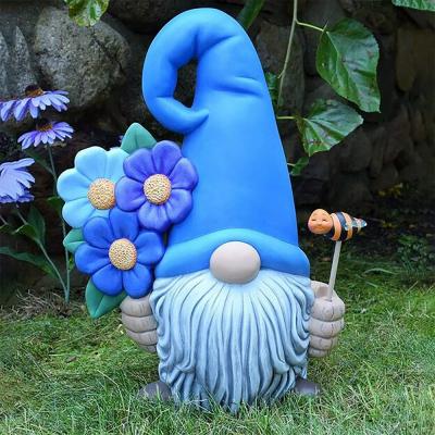 China Europe Spring Garden Gnome Naughty Faceless Doll Garden Ornament Home Decoration for sale