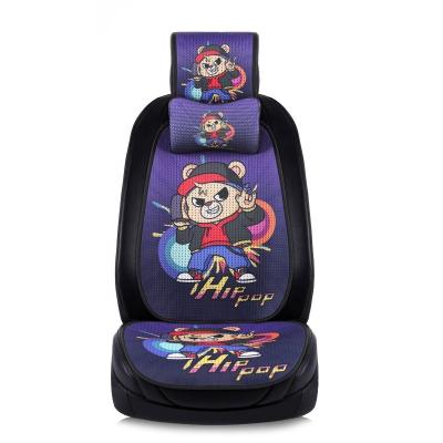 China New China-chic Universal Cartoon Business Polyester Car Seat Cover Funny Waterproof Protector High Quality Easy Clean Cloth for sale