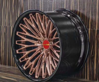 China ALLOY 2 Pieces Car Rim, 18/19/20/21/22 Inch 5x 100-150 Forged Alloy Car Rim for sale