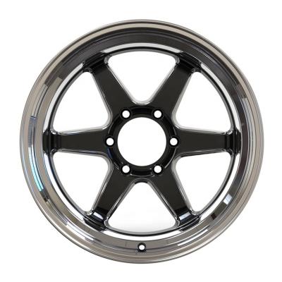 China ALLOY Cast Alloy Wheels Car Wheels 6x139.7 Inch 18inch 9.5J 10.5J WOODBELL 139.7mm, 139.7mm JS Black 6 Spoke Aluminum Alloy Car Wheels for sale