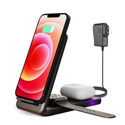 China Magnetic Smart Watch 18W Car Wireless Charger For Phone 12 Pro QI Magsafe Car Mount With Strong Airvent Lock System for sale