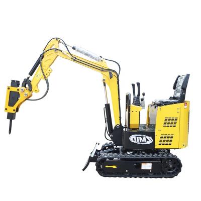 China Hotels New Mini Excavator With Attachments 0.8T Digging Digger Machine Prices New Micro Hydraulic Excavators For Sale for sale