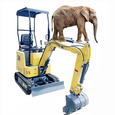 China Hot Selling Bagger 1 Micro Hook Machine Small Ton Micro Excavators Prices Earth-Moving Mini Crawler Excavator Machinery for sale