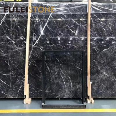 China Modern Polished Italy Gray Grigio Carnico Marble Slabs Dark for sale