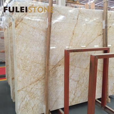 China Building& multifamily & hospitality & Real Estate Good Quality Best Price Spider Yellow Gold Marble for sale