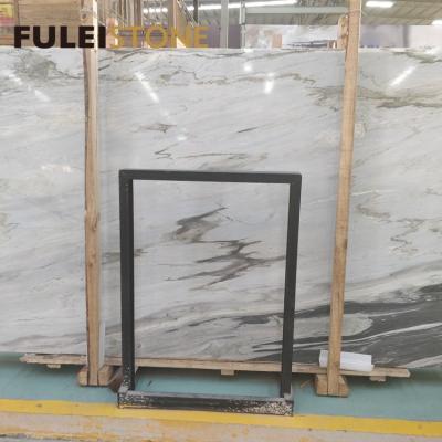 China Modern High Quality Polished Natural Blue Cipollino Ellas Marble Slabs for sale