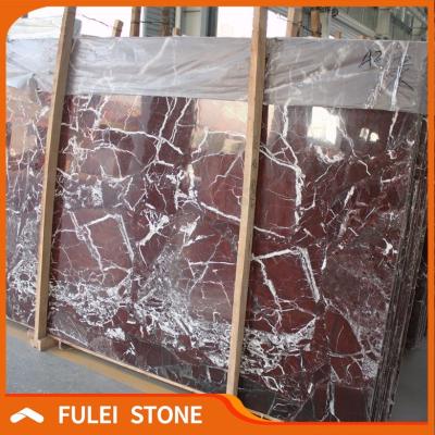 China Decoration Italian Rosso Levanto Material Purple Marble Slabs And Tiles Price for sale