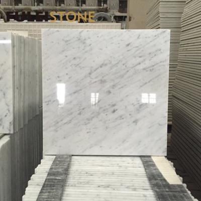 China Countertop Italy Carrara white marble slabs&tiles polished used for bottom stairs, window sills for sale