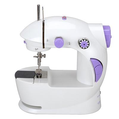 China Lubrication 201 Household Mini SeMultifunction Electric Mini Sewing Machine Automatic Household Desktop with Durable LED Forward Reverse Sewing for sale