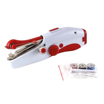 China Industrial Automatic Lubrication 2022 Mini Portable Handheld Domestic Button Electric Sewing Machine for sale