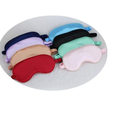 China Shading Silk Light Cool Double Sided Faux Warm Dual Use Eye Mask For Sleeping Adjustable Straps Eye Mask Soft Silk Sleep for sale