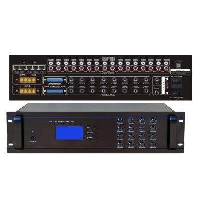 China Hot Sale Metal 16 Channel Intelligent Audio Matrix Controller for sale